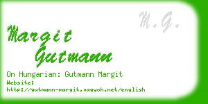 margit gutmann business card